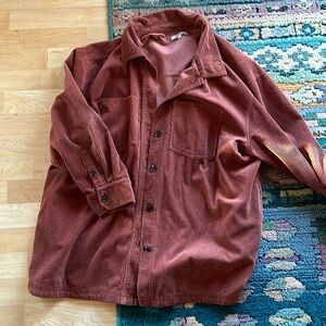 Corduroy shacket madewell size 2x